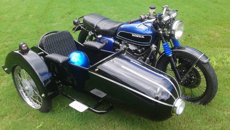 Honda dream cb750 four sidecar LS エルエス Honda CB750 with Sidecar – Front Right | Bike-urious