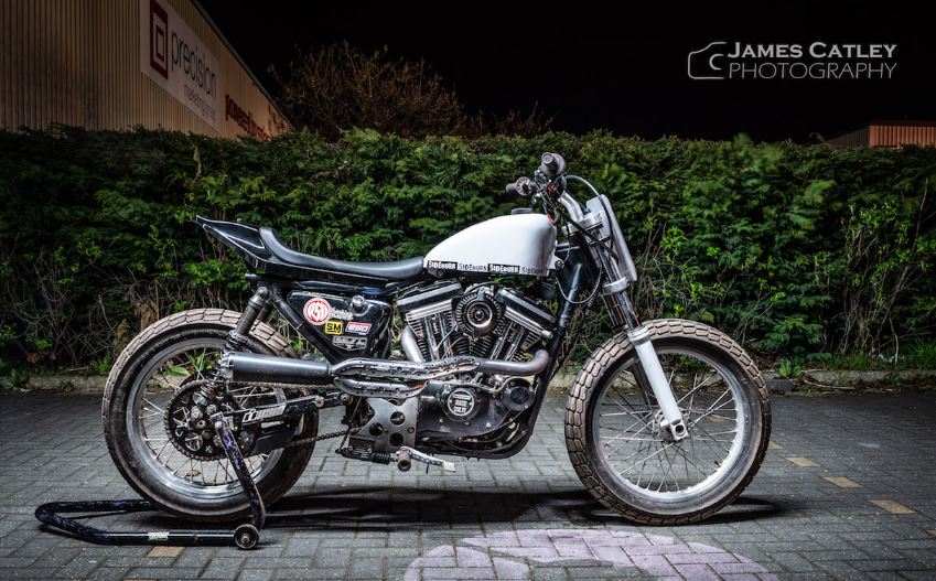 Sideburn Magazine's Hooligan Flat Track Racer – 1991 Harley